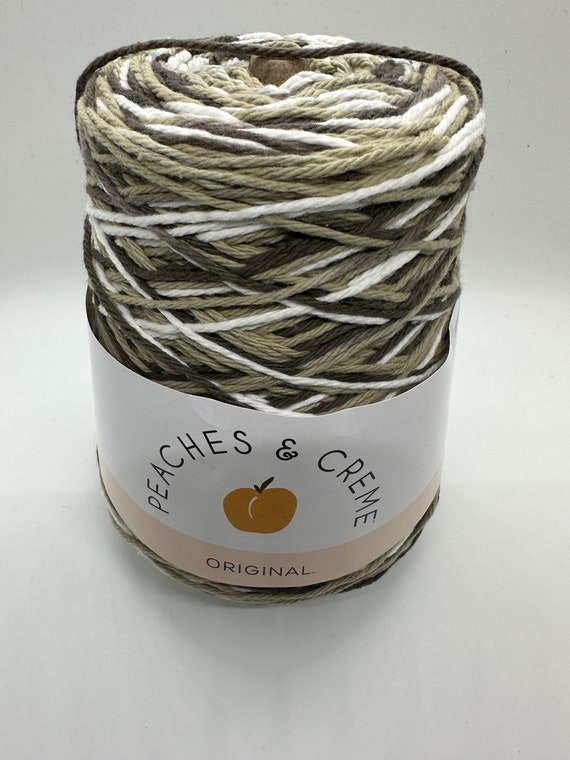 Peaches and Cream Cotton Yarn Cone, in Color Chocolate Milk, Shades of  Brown 14 Oz Cone 