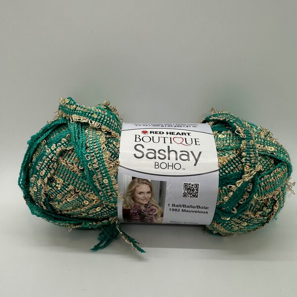 Red Heart Boutique Sashay Boho Yarn - Saucy Color Bulky Weight For Knitting & Crochet