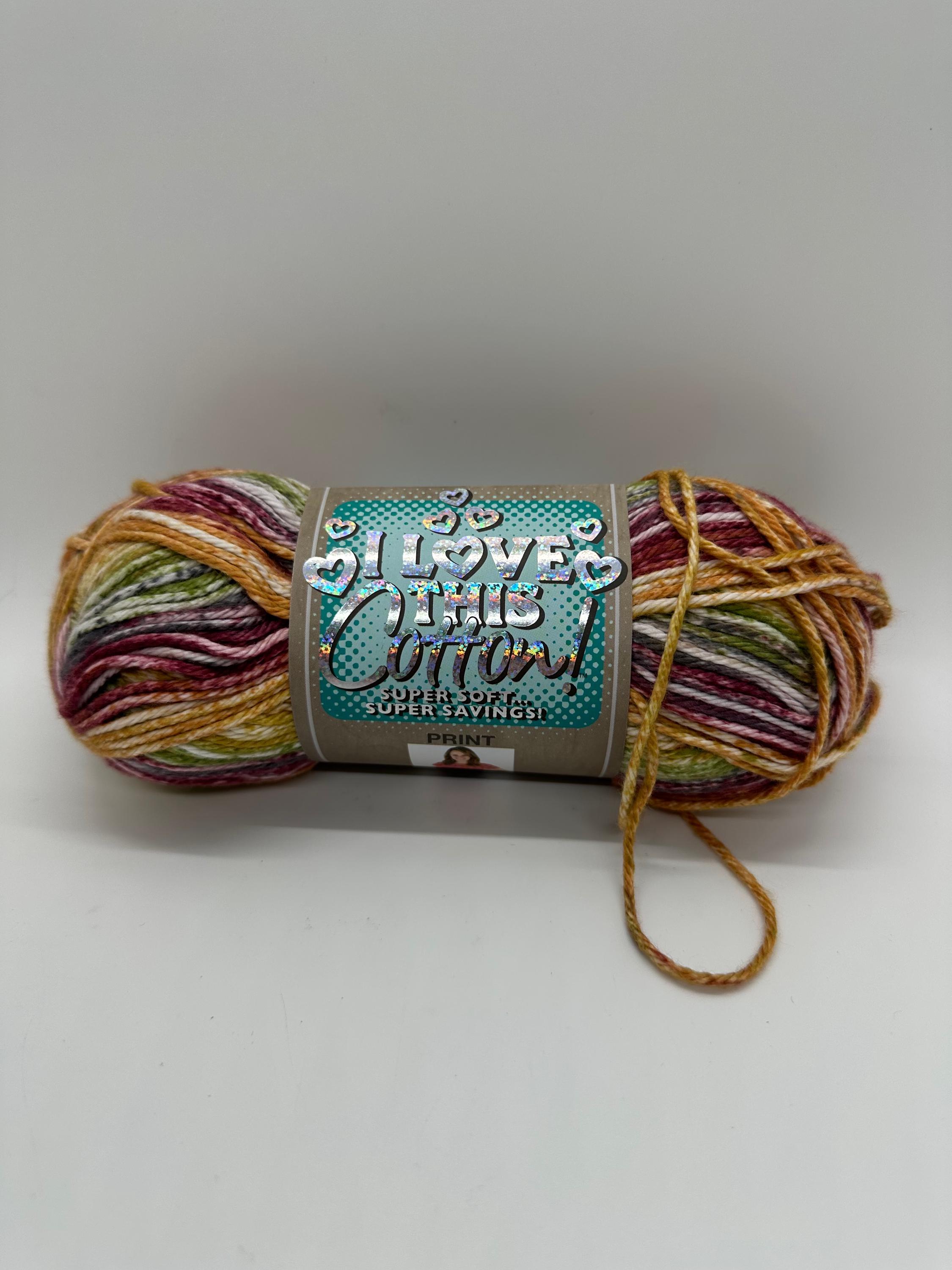 Print I Love This Cotton Variegated Cotton Yarn: Cinnamon Cedar