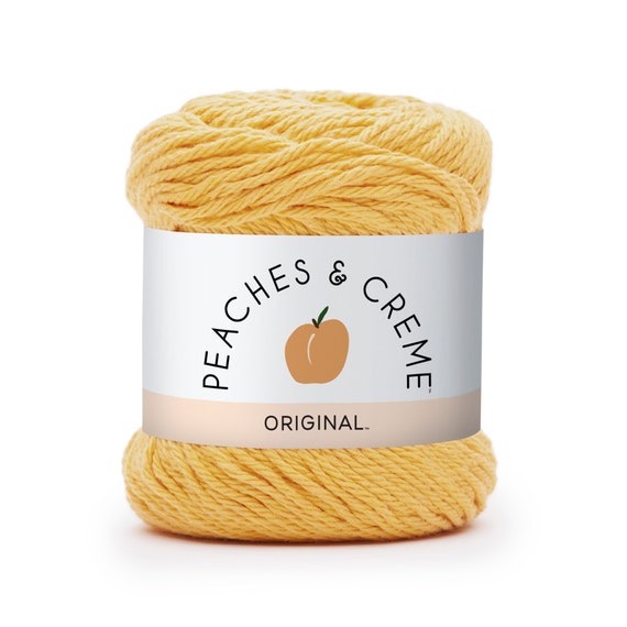 Peaches & Creme (Cream) Cotton Yarn Gold 2.5 oz. Color 11605