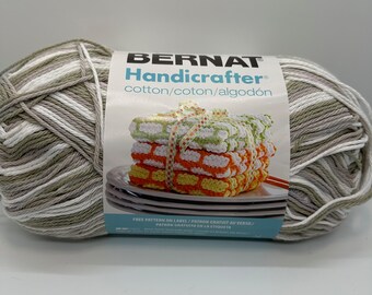 Bernat Handicrafter Cotton Yarn 400G 14 OZ Greige Color Greige Cotton Yarn Etsy
