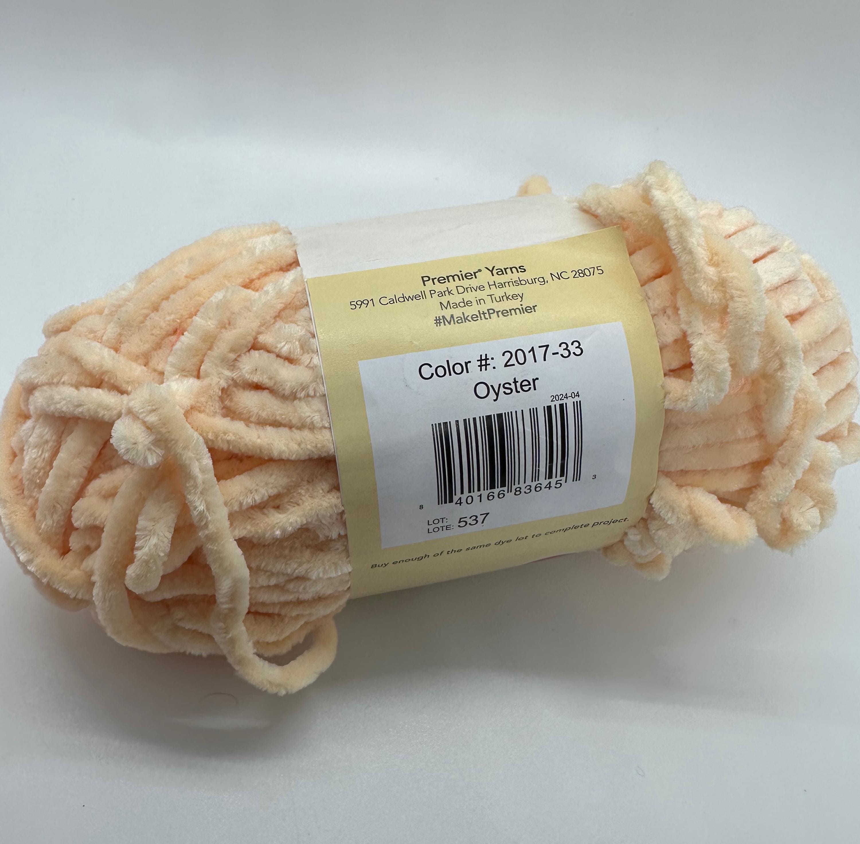 Premier Yarns Jusy Chenille, 65 Yards, Two Colors to Choose From