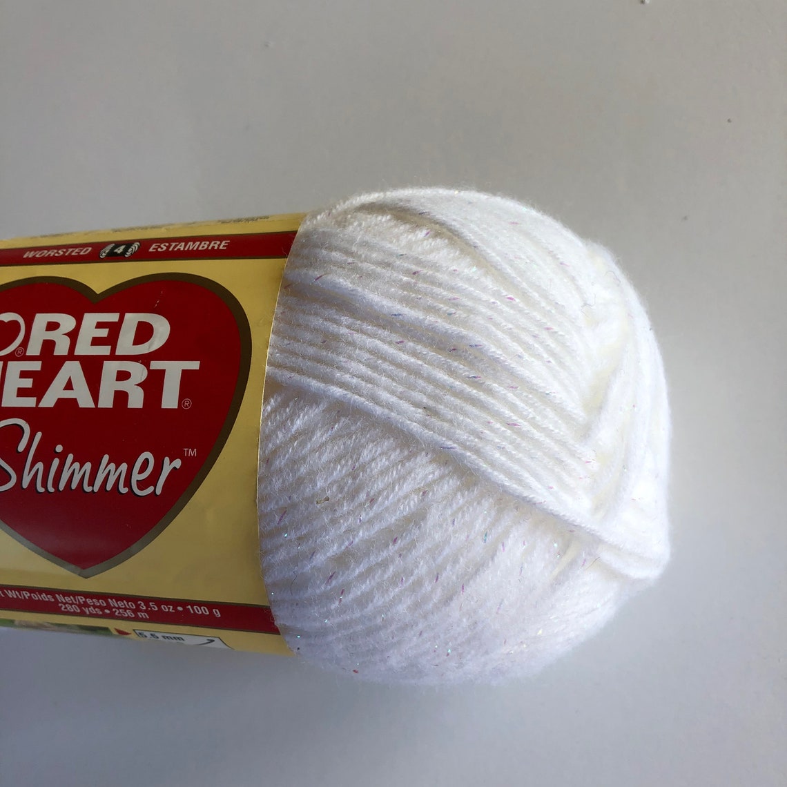 Discontinued yarn Red Heart Yarn in White Red Heart Super Etsy