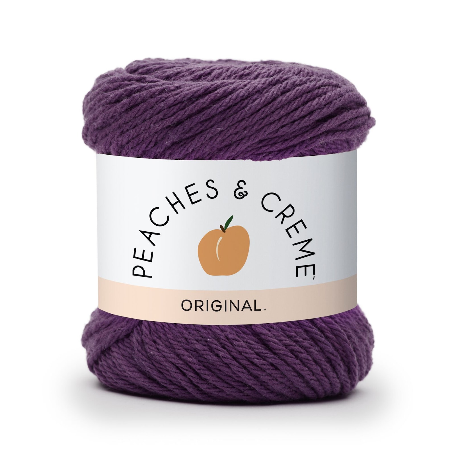 Peaches and Cream Purple Cotton Yarn Black Currant Etsy