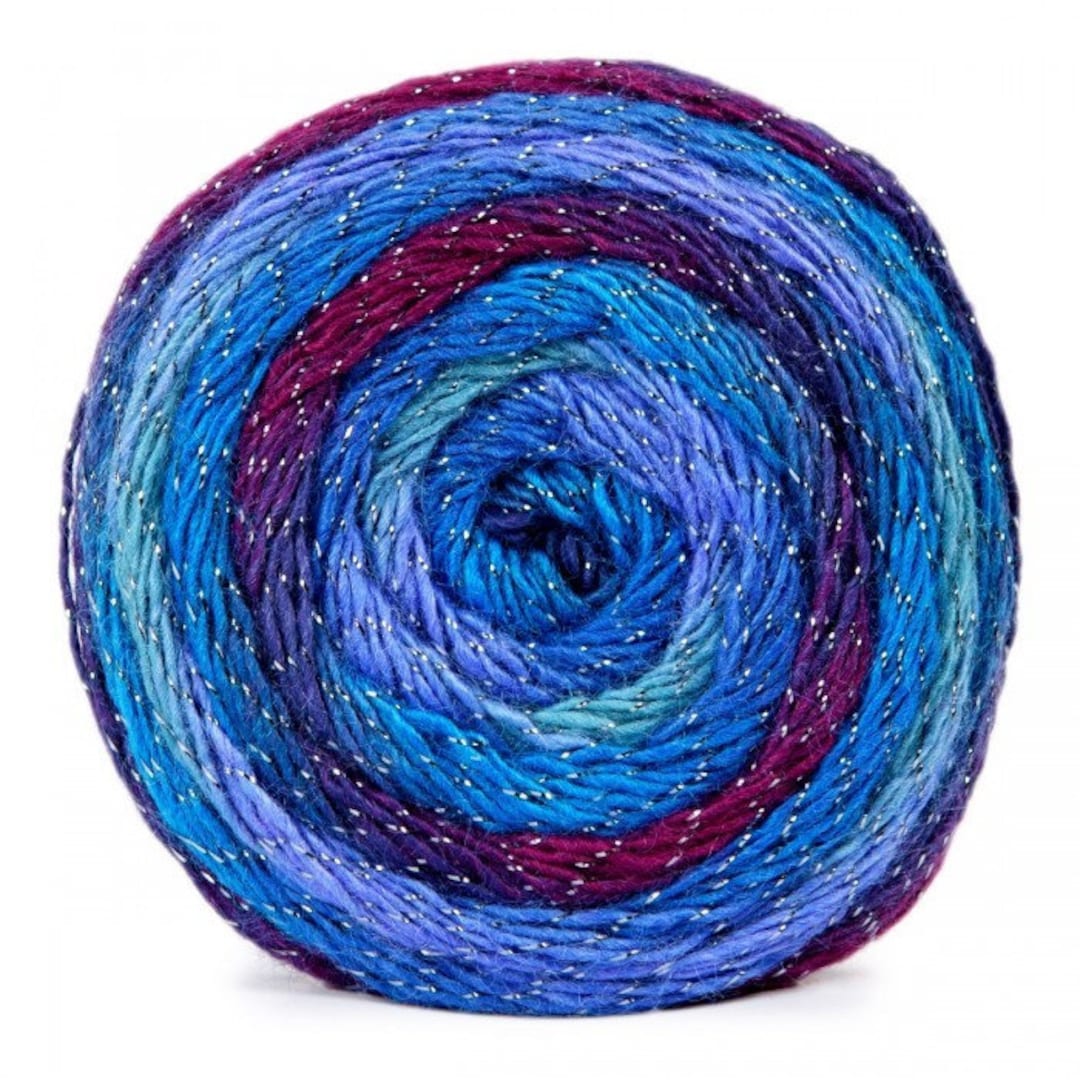 Universe XL Yarn From Hobbii in Shades of Blue and Red, Interstellar Color, Fingering Yarn 04 Etsy