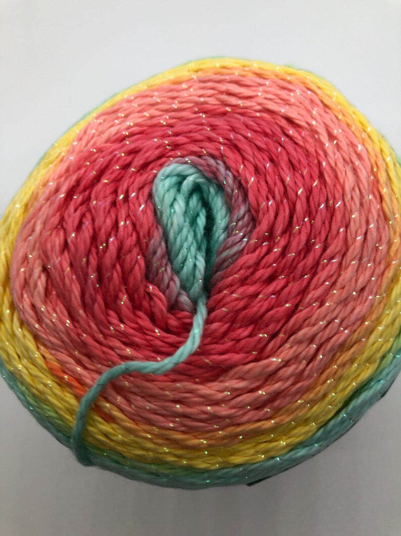 Yarn Bee Sugarwheel Cotton Yarn in Pretties Please Color Etsy