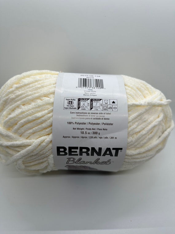 Bernat Blanket Yarn in Antique White Color off White Blanket Yarn Etsy Sweden
