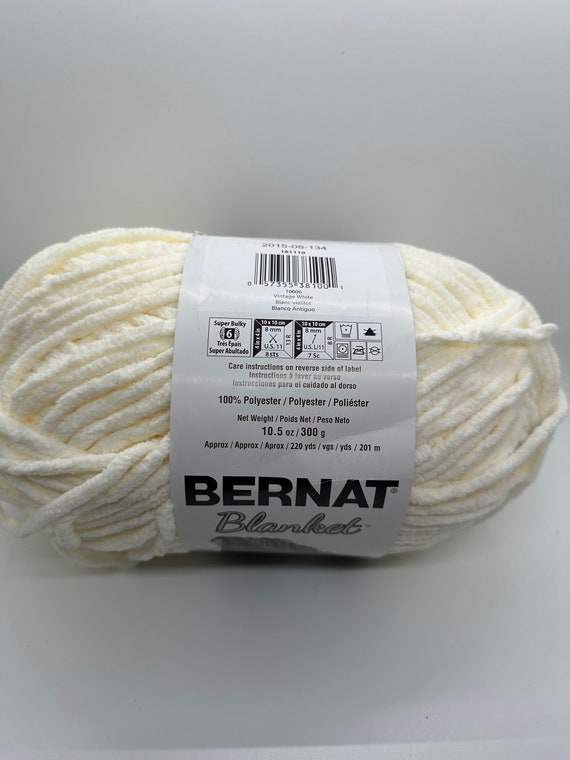 Bernat Blanket Yarn in Antique White Color off White Blanket -  Norway