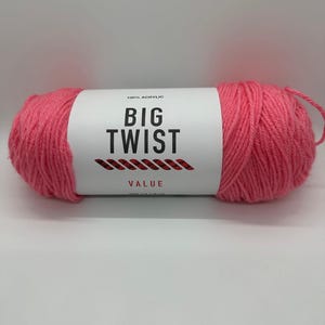 Big Twist Yarn Pink - Etsy