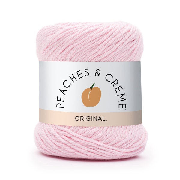 Cotton Yarn in Pink, Peaches and Cream, Pastel Pink cotton yarn