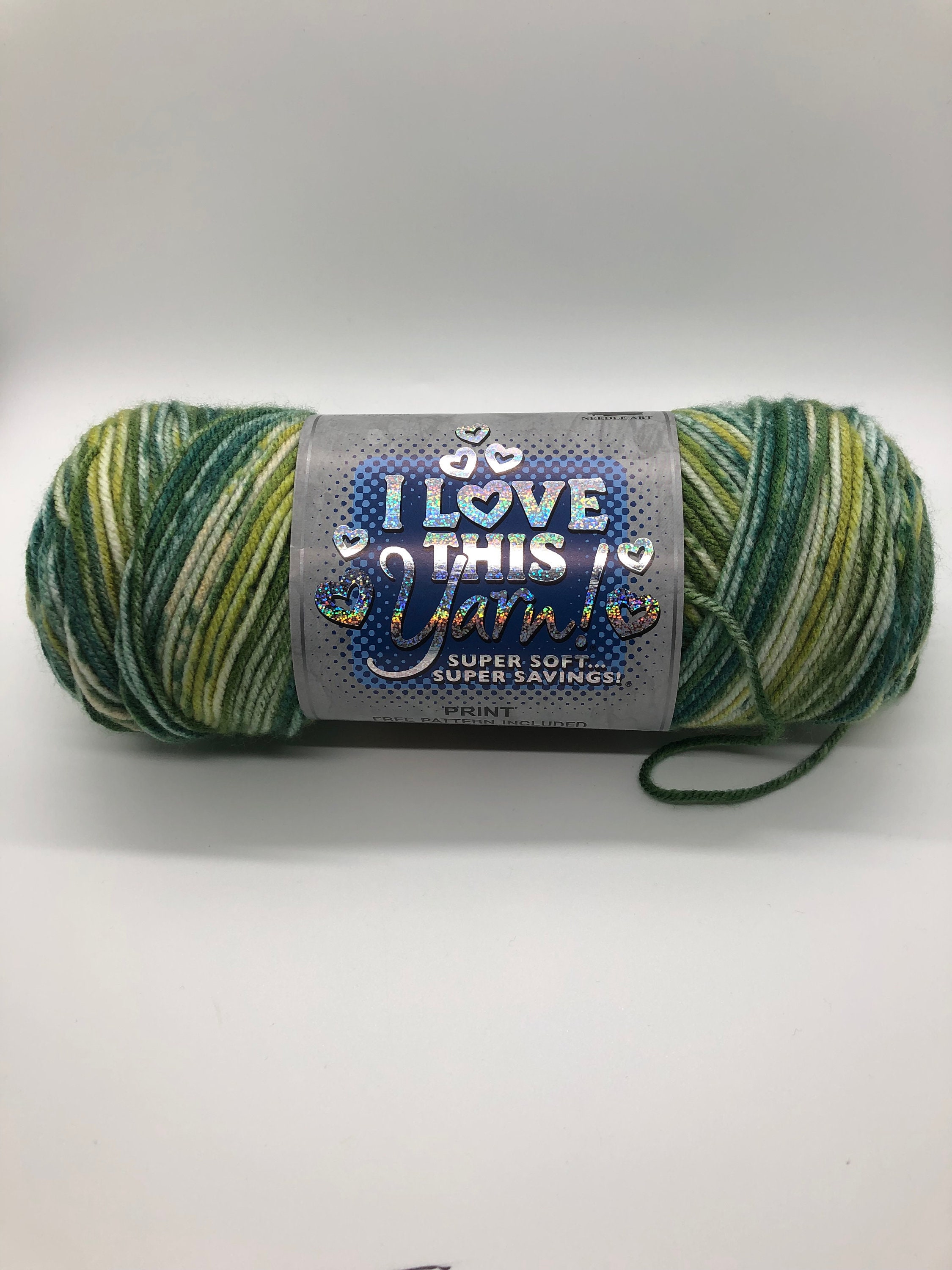 I love this yarn in mid green