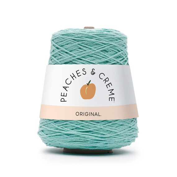 Peaches & Creme (Cream) Cotton Yarn 14 oz. Cone (Seabreeze)