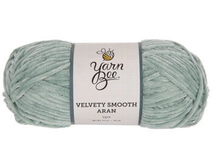 Baby Bee Adore A Ball in Baby's Blue, Light Blue Velvet Yarn, Baby Bee