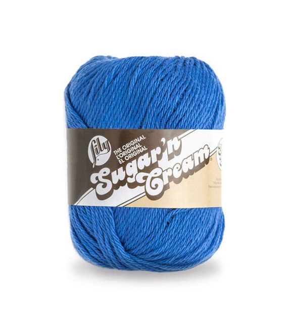 Lily Sugar N Cream Super Size Yarn, Dazzle Blue