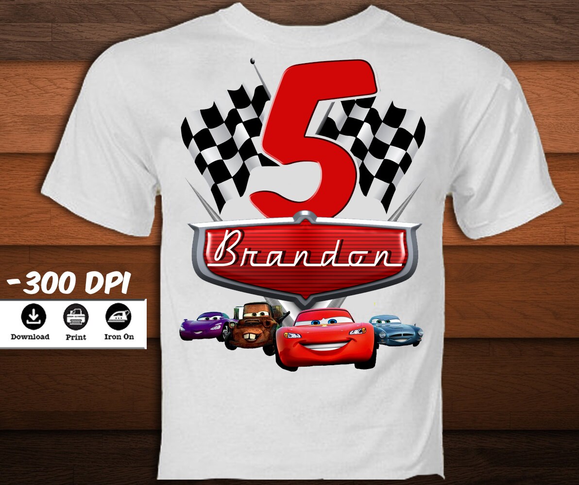 Disney Cars Iron on Transfer T