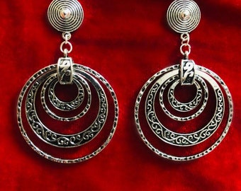 Oxidized Indian Jhumka, oxidized jewelry,Oxide earrings, Indian Jhumka,Indian jewelry trending Bollywood earrings.