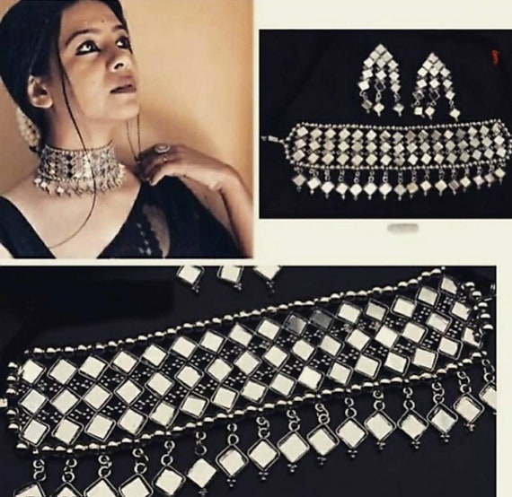Mirror Choker Set With 