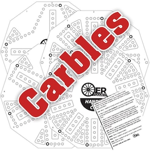 Carbles 22 pouces, motif interchangeable multijoueur | 4, 6, 8, 10 joueurs | Jeu Wahoo / Aggravation | Conception à 4 cartes