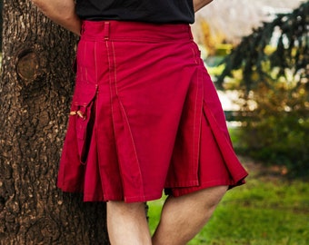 the Utility kilt, made to measure, customizable, really 100% handmade in France