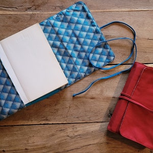 DIY Book Sleeve Kit - Christmas - sewing materials and supplies, patterns to make yourself Do It Yourself