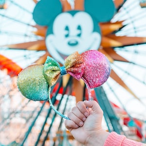 Sequin Rainbow Pride Disney Mouse Ears