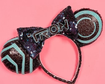 Tron Legacy Inspired Futuristic Mickey Mouse Ears