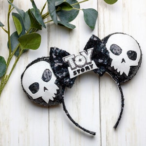 Sid Inspired Toy Story Black Sequin mouse ears