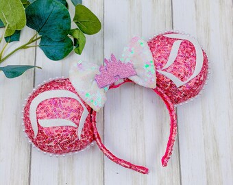 Pink castle mouse ears