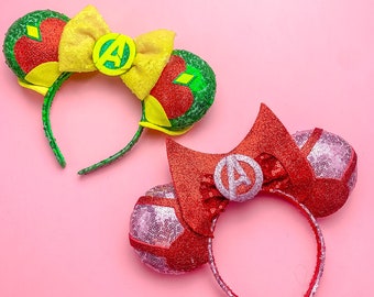 Wanda and Vision Inspired Mouse Ears