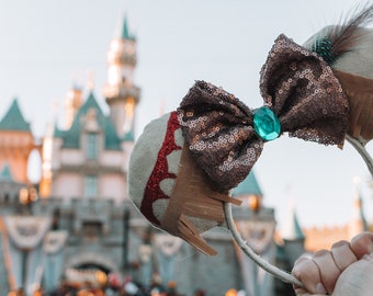 Pocahontas Character Inspired Mouse Ears