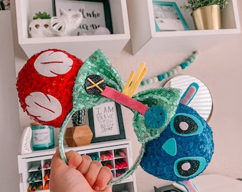 Lilo and Stitch inspired mouse ears