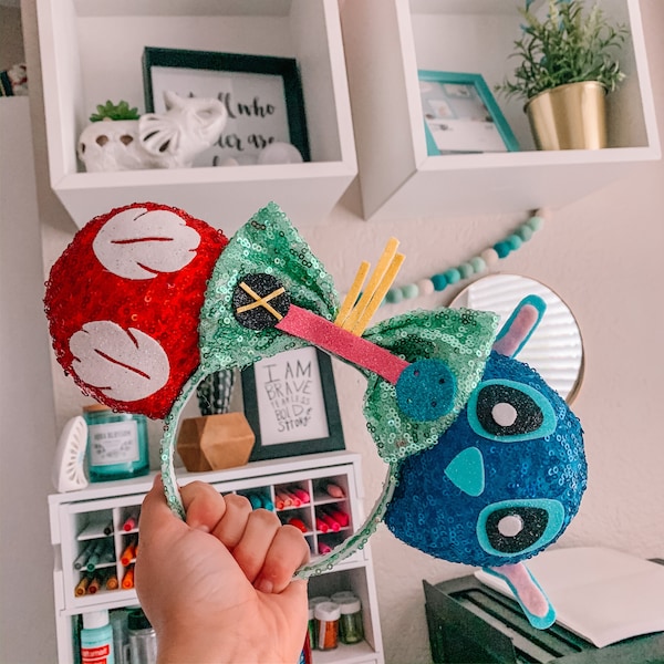 Lilo and Stitch inspired mouse ears