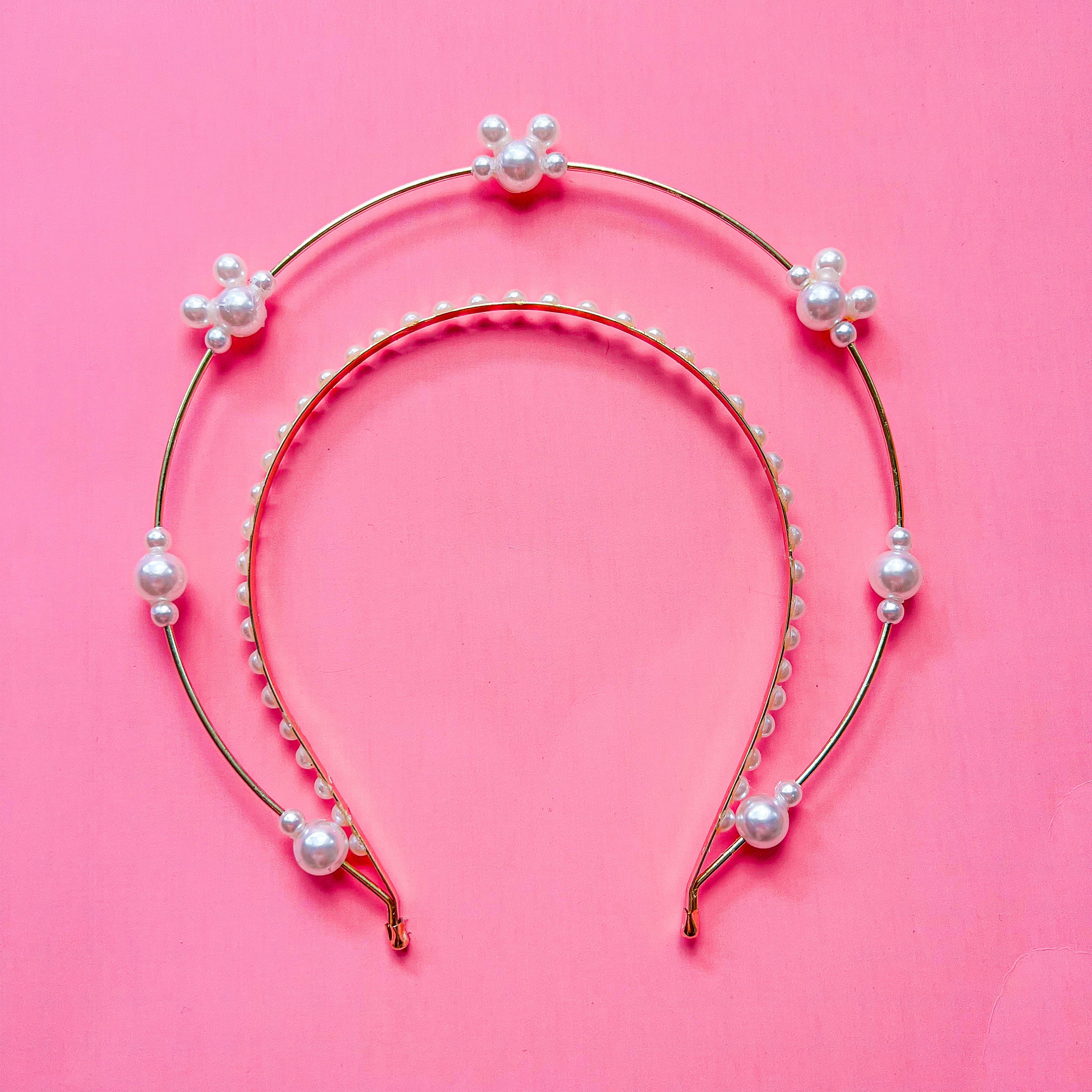 Pearl Halo Mickey Mouse Crown Headband - Etsy Canada