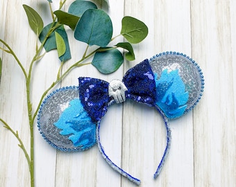 Hades Villain inspired disney mouse ears