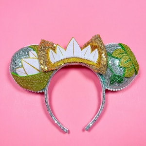 Princess Tiana Disney Inspired Mouse Ears