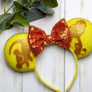 Lion King Inspired Mickey mouse ears