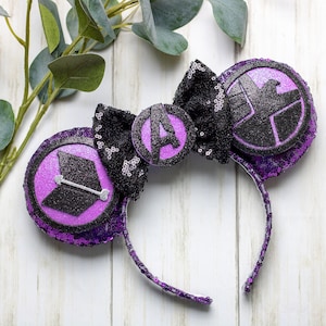 Hawkeye inspired mickey mouse Ears