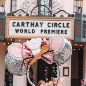 Ratatouille Remy Mouse Ears: Chef Sequin Ears