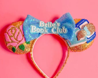 Princess Belle Inspired Disney Mouse Ears