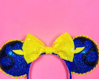 Finding Nemo Dory Pixar Themed Fish Sequin Mouse Ears
