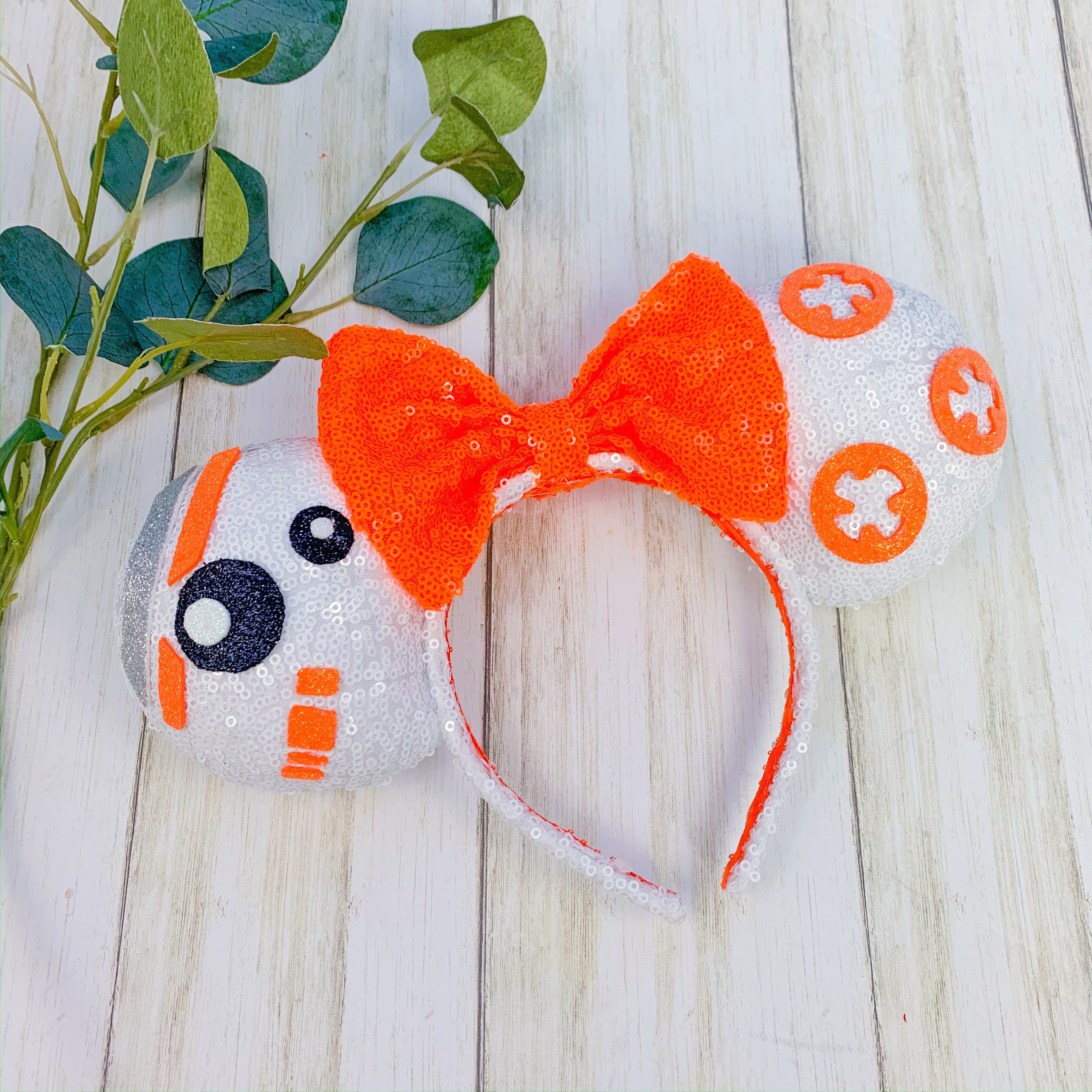 BB8 Inspired Star Wars Droid Mouse Ears - Etsy
