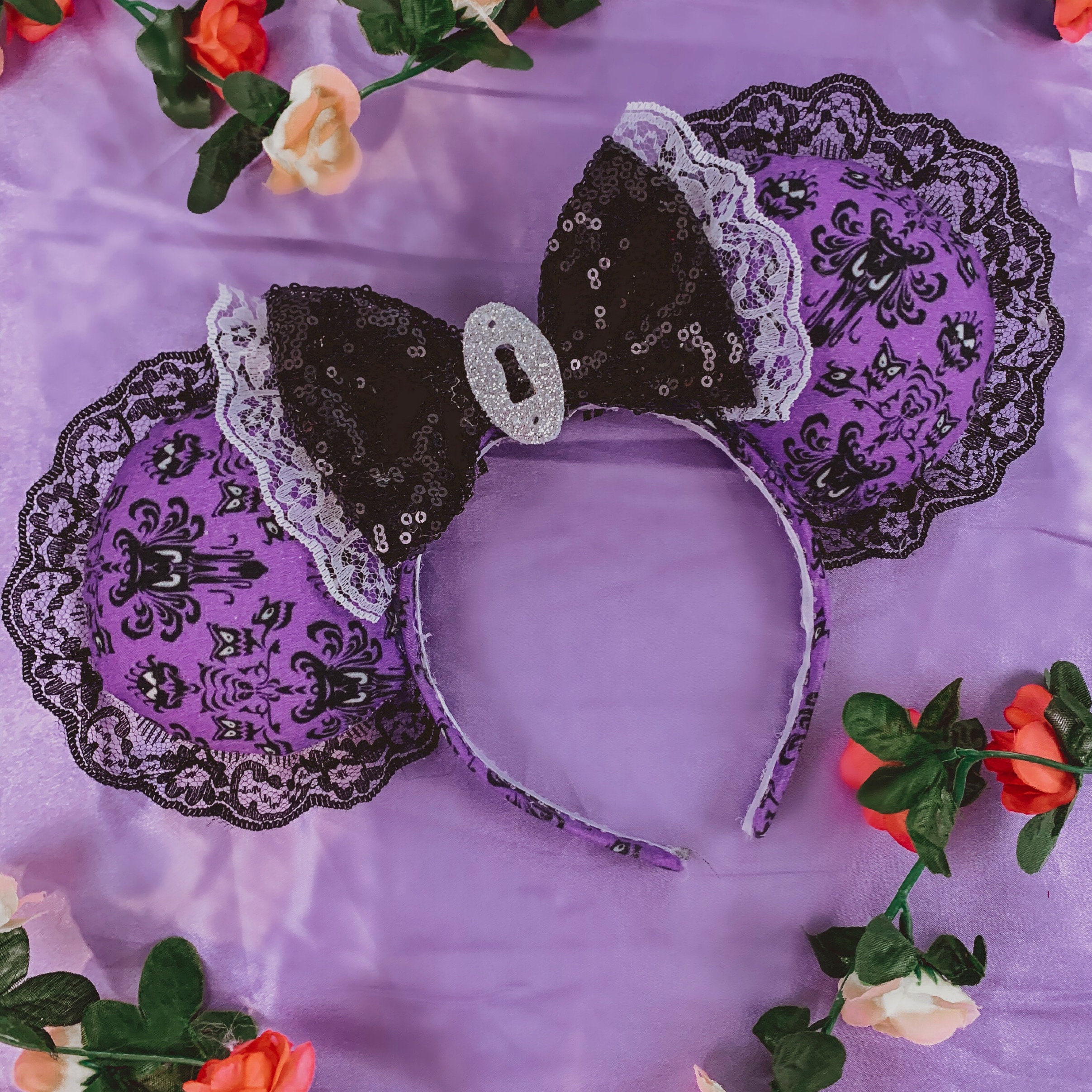 Haunted Mansion Bride Inspired Minnie Ears by Mouse Ear Love