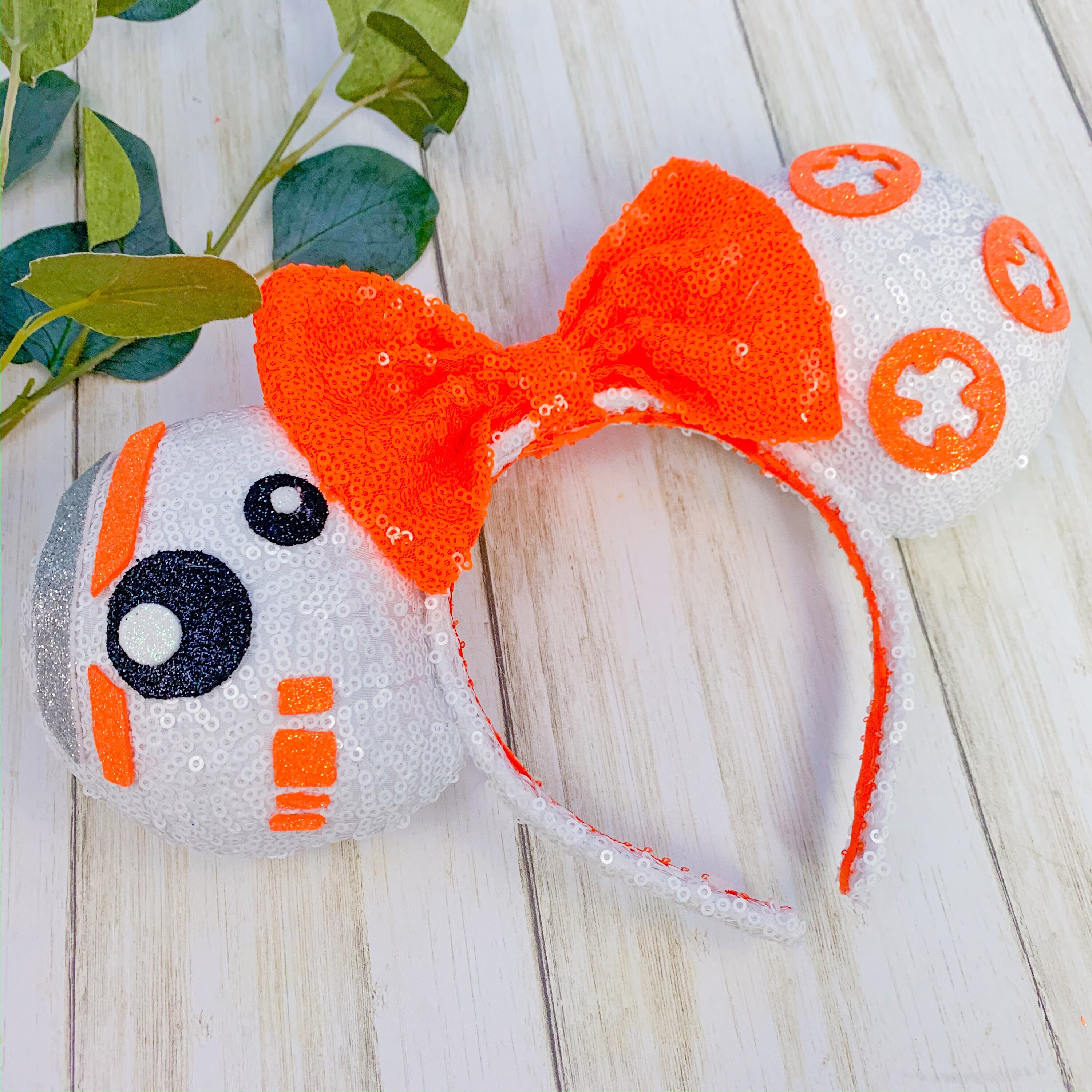 BB8 Inspired Star Wars Droid Mouse Ears - Etsy