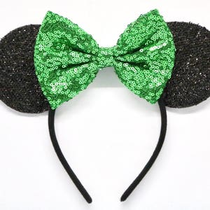 St patricks day ears, green mouse ears, disney ears, mouse ears, Minnie Mouse ears, baby mouse ears, Mickey Mouse ears, minnie ears