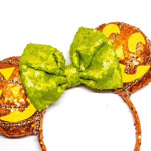 Micke Pumpkin Halloween Mouse Ears