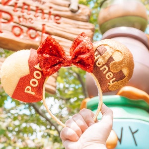 Winnie the Pooh inspired mouse ears