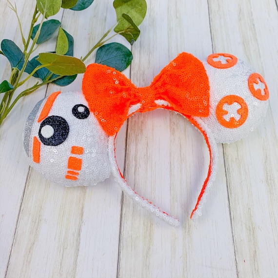 BB8 Inspired Star Wars Droid Mouse Ears 