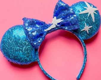 Tinkerbell Sequin Mouse Ears, Peter Pan Inspired Disneyland Headband