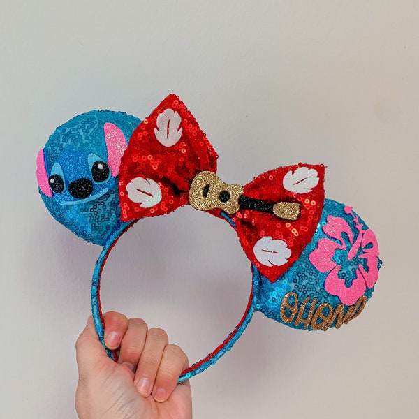 Lilo and Stitch inspired mouse ears