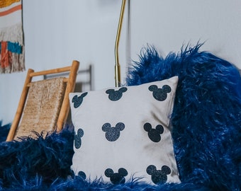 Mickey Mouse Inspired Decorative Pillow